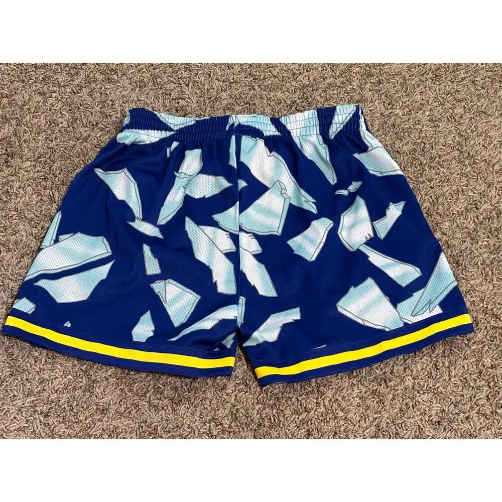 Denver Nuggets Mitchell & Ness Retro HWC Shorts Mens M NWOT